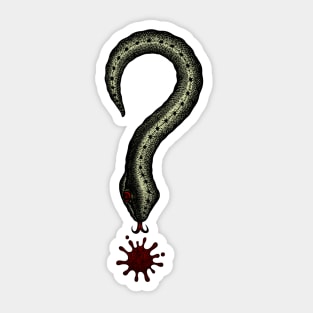 Snake Question Mark Sticker